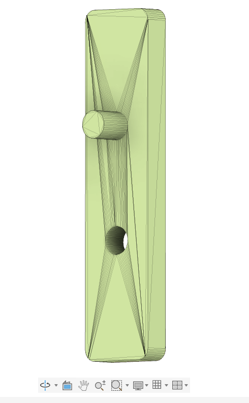 Modelagem CAD de peça técnica para elevador - vista 3
